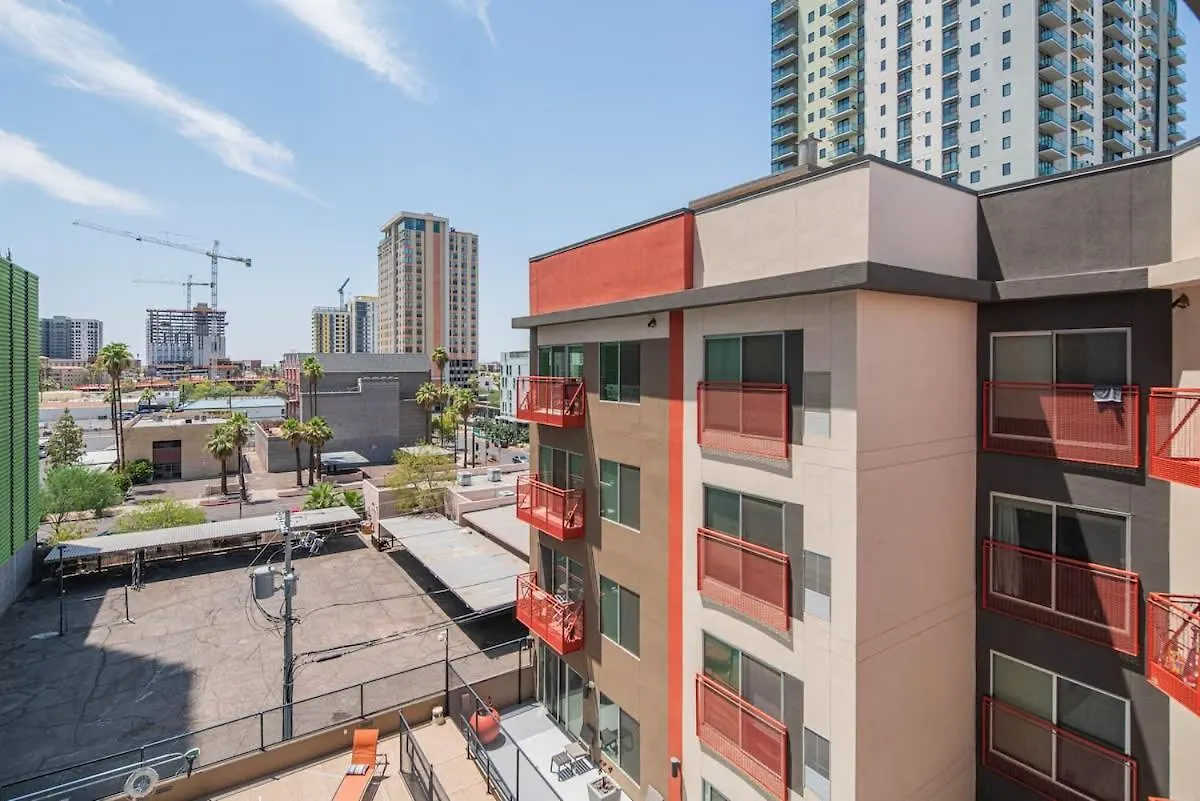 פיניקס Cozy Studio Dt, Parking, Gym, W-D, Roosevelt Row דירה